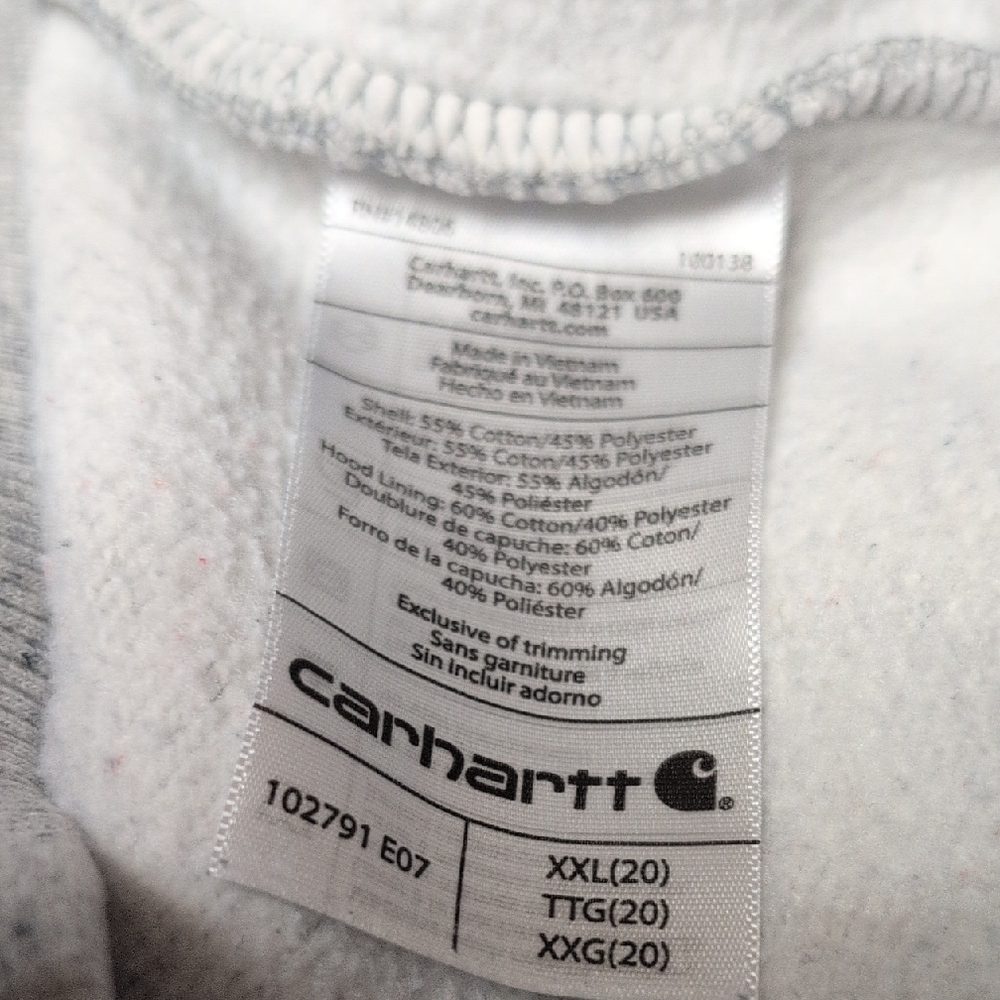 Carhartt Clarksburg Graphic Sleeve Hoodie Sweatshirt Size XXL MSRP $64.99 - Picture 7 of 7